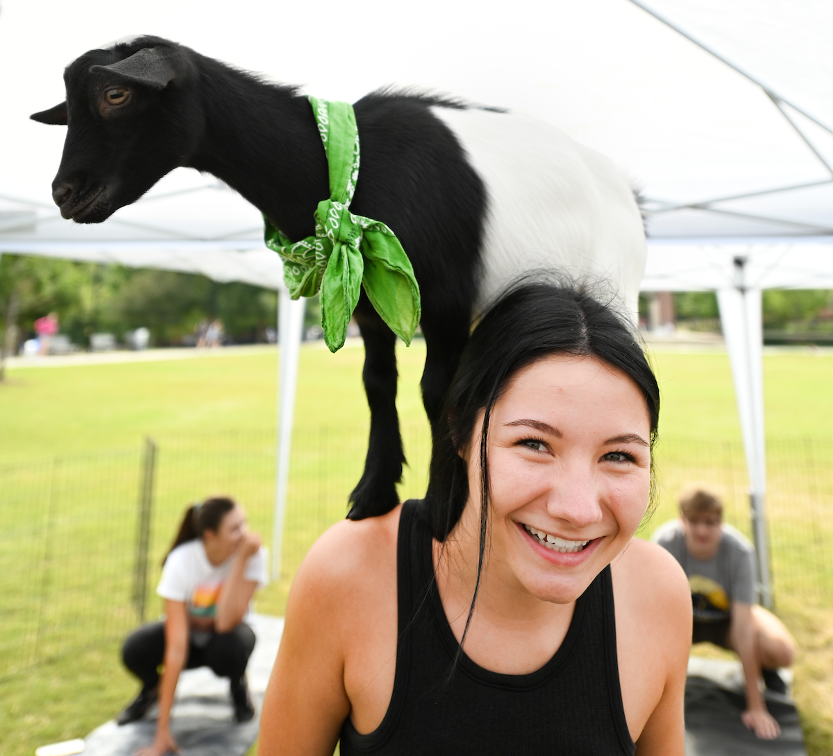 Goat Yoga Welcome Week event, Wednesday, Aug. 21, 2024