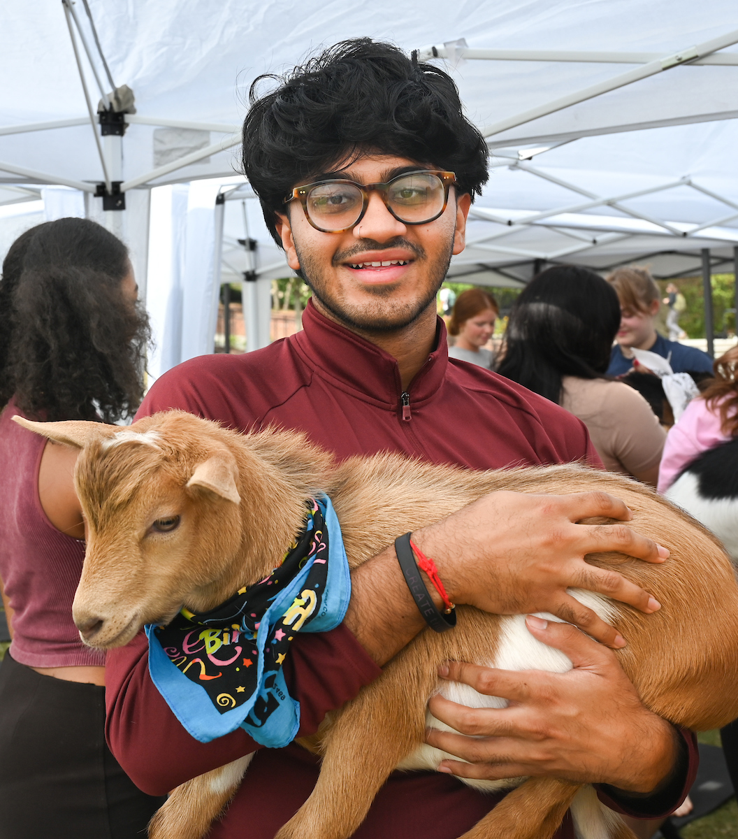 Goat Yoga Welcome Week event, Wednesday, Aug. 21, 2024