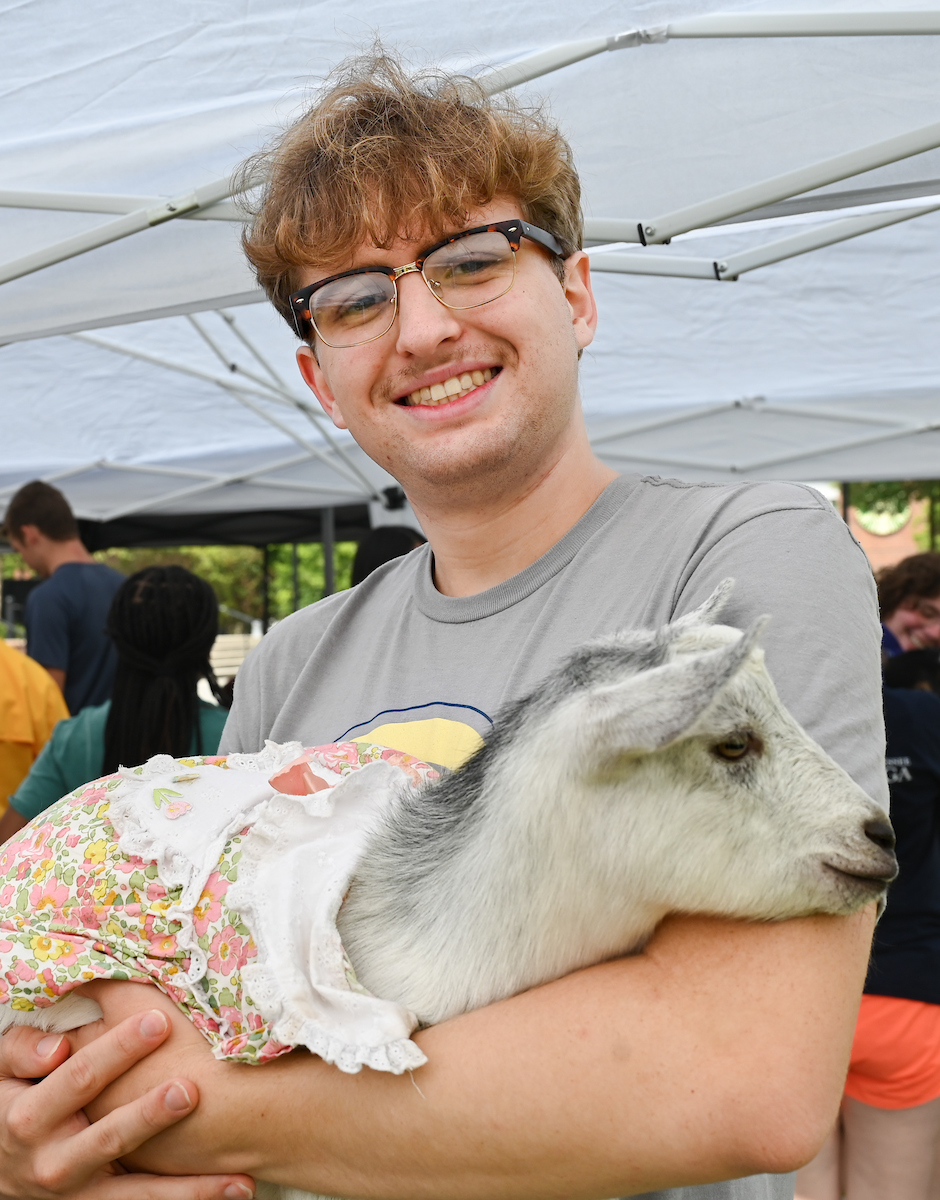 Goat Yoga Welcome Week event, Wednesday, Aug. 21, 2024
