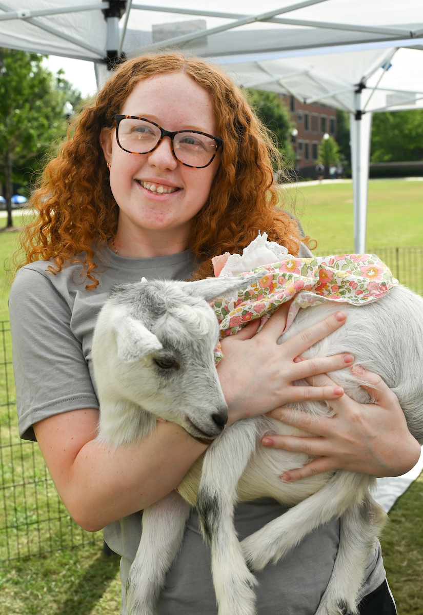 Goat Yoga Welcome Week event, Wednesday, Aug. 21, 2024