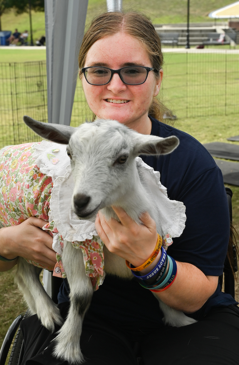 Goat Yoga Welcome Week event, Wednesday, Aug. 21, 2024
