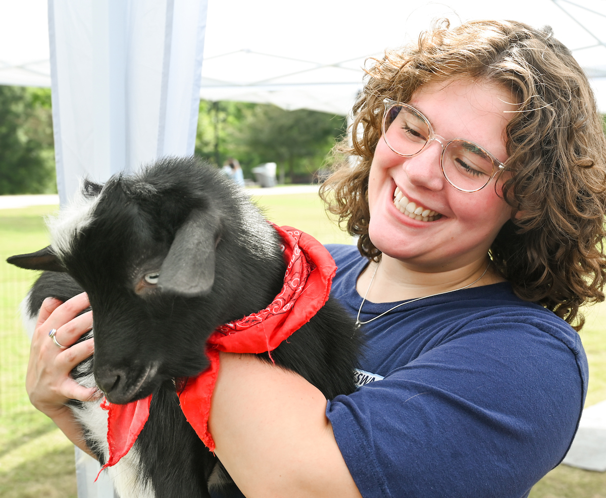 Goat Yoga Welcome Week event, Wednesday, Aug. 21, 2024