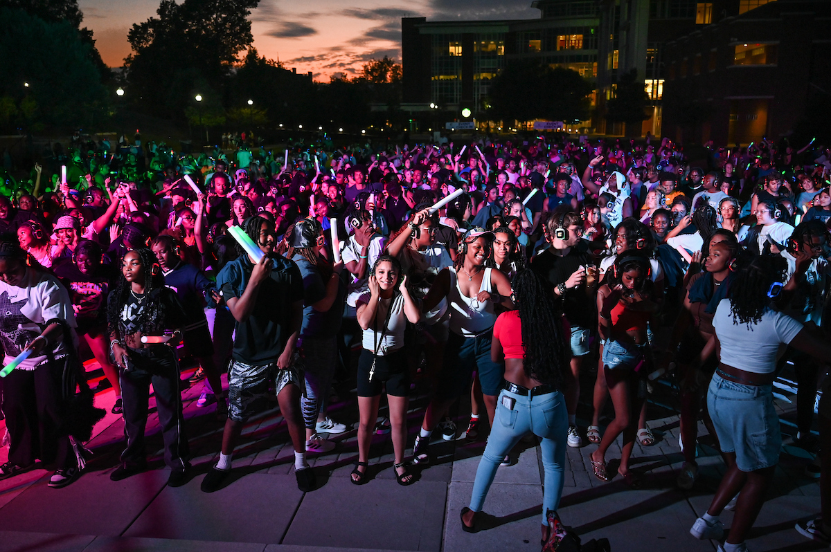 Headphone Dance Party has become one of the signature events welcoming UTC students back to campus.