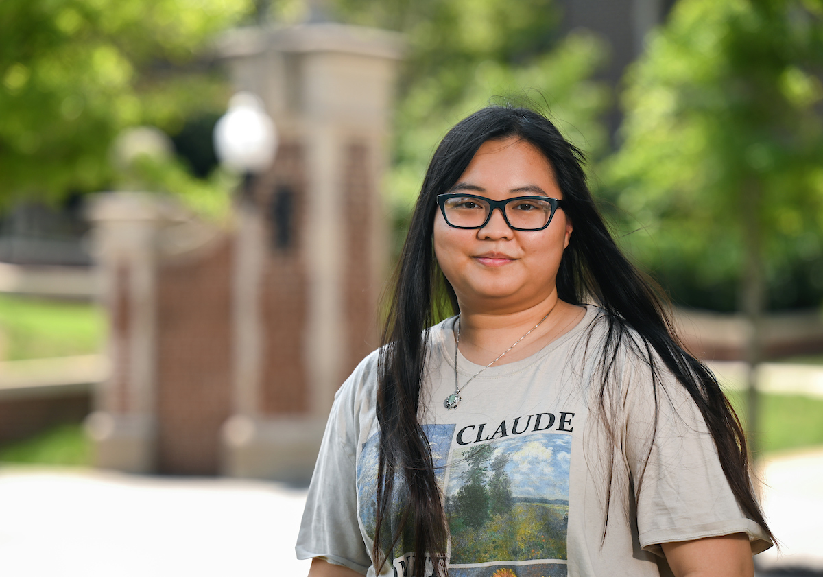 May 2024 graduate Marietta Song is UTC's first recipient of the Stevens Initiative Alumni Fellowship. Photo by Angela Foster.