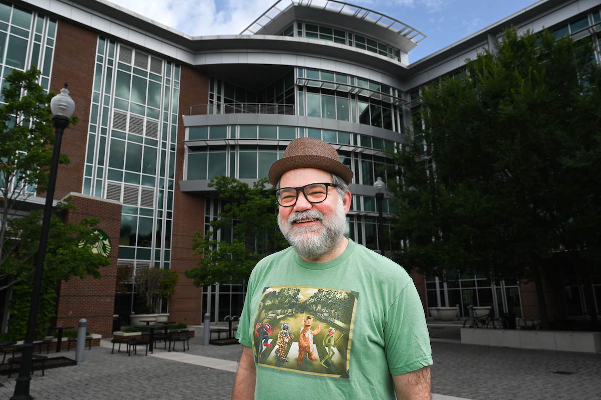 Tim Gritten started his role as dean of the UTC Library in July. Photo by Angela Foster.