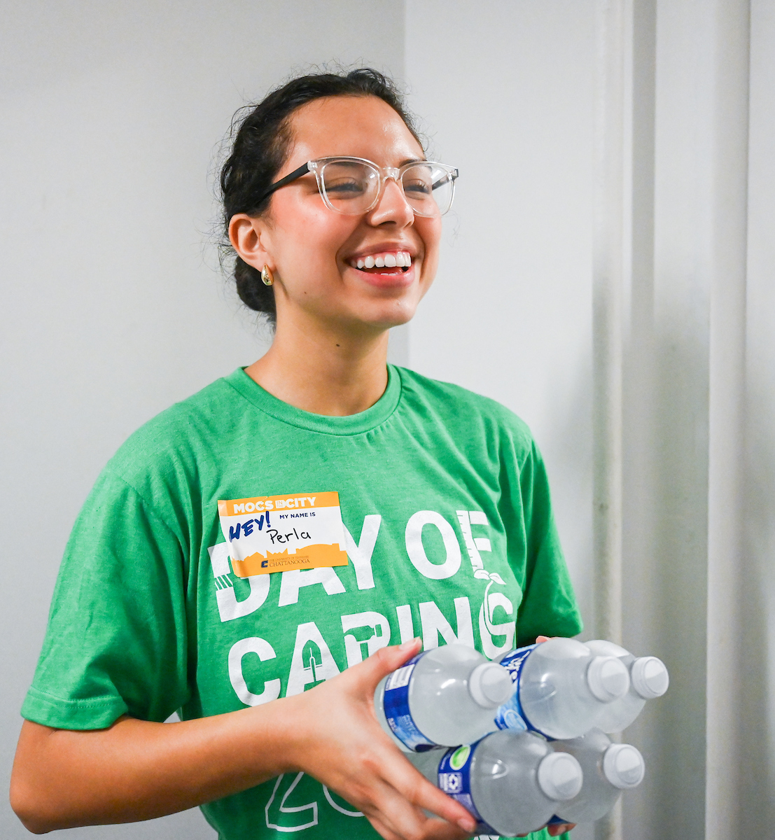 Students work Friday, Sept. 20, 2024 during Day of Service at Normal Park Upper School and the Chattanooga Foundation.