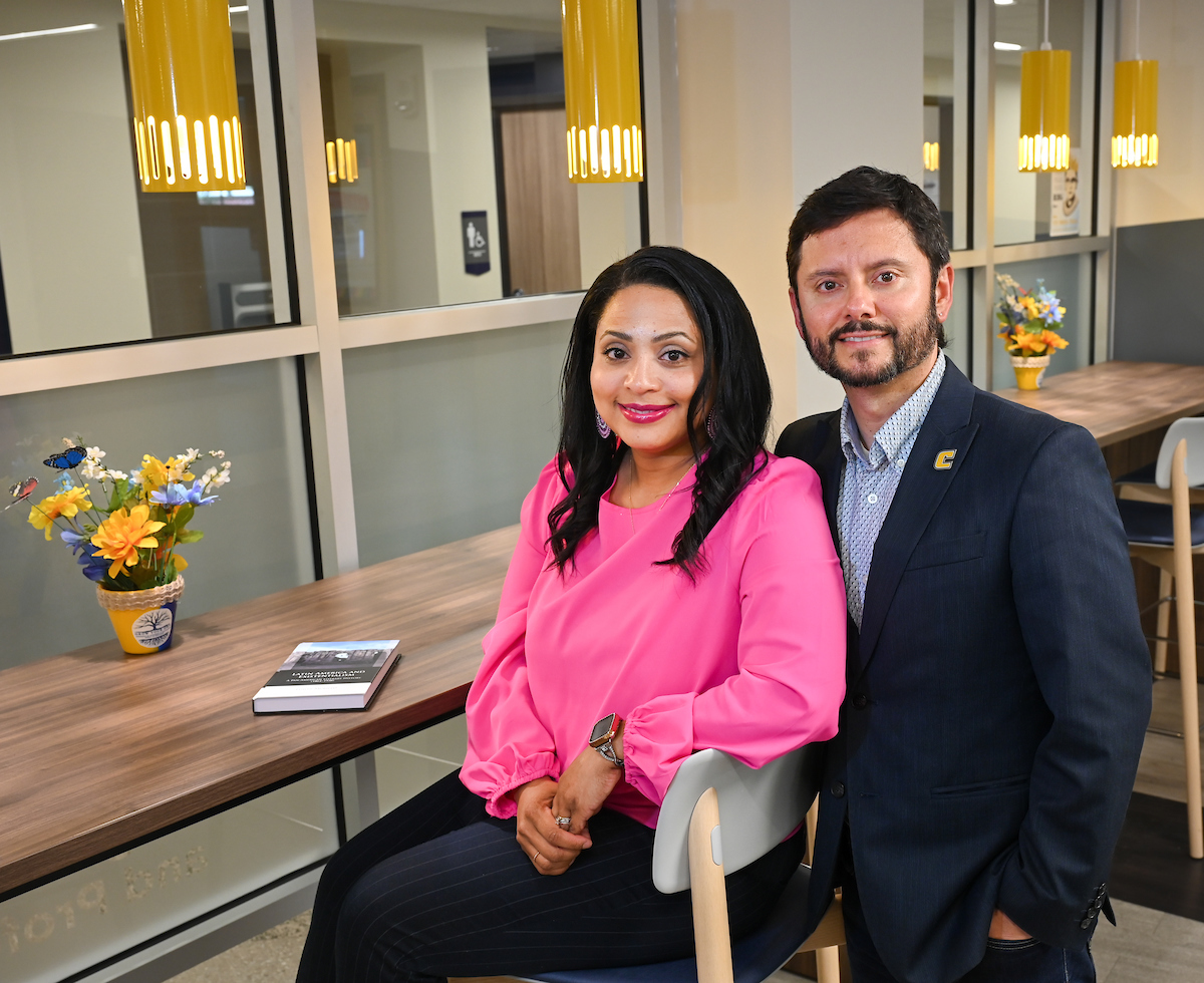 Krista and Edwin Murillo have been members of the UTC faculty in 2016. Photo by Angela Foster.