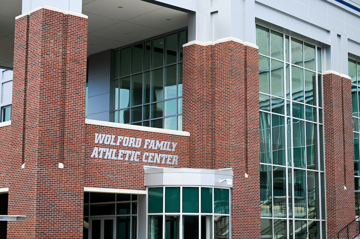 The 2024 State of the University will serve as the grand opening of the Wolford Family Athletic Center. Photo by Angela Foster.