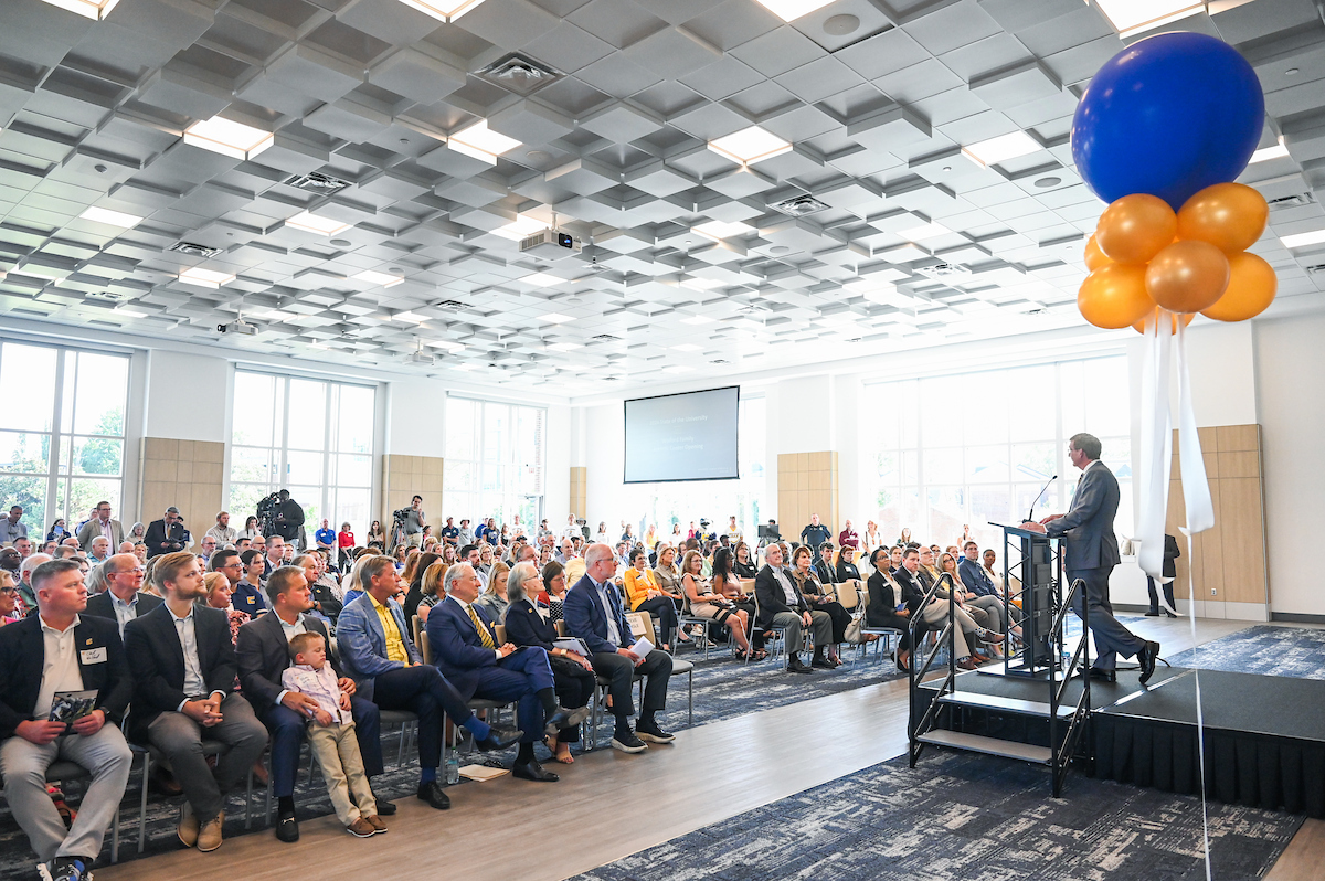 State of the University and Wolford Athletic Center ribbon cutting, Monday, Sept.16, 2024
