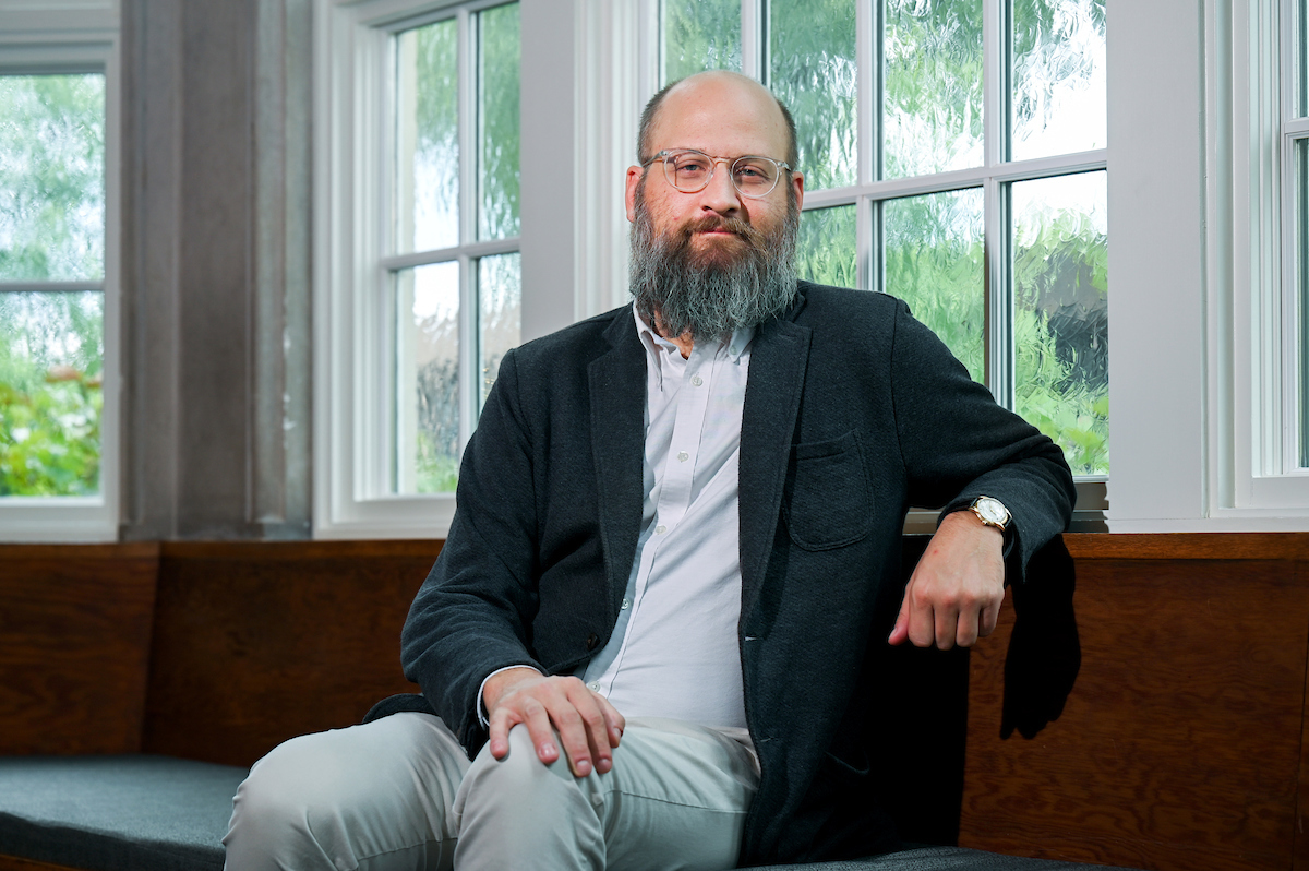 Dr. Trey Straussberger wants students to know "that my office exists and I’m here to help them.” Photo by Angela Foster.