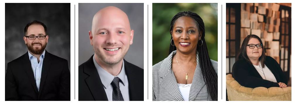 The RRI's principal investigators from UTC include criminal justice faculty members Dr. Andrew Denney, left, Dr. Rick Dierenfeldt, Dr. Gale Iles and Dr. Sherah Basham.