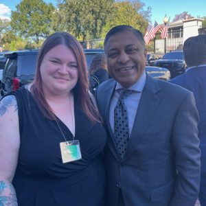 Megan McKnight and Dr. Rahul Gupta