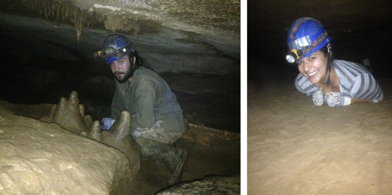 Dylan Ripley met his wife, Mona, at a UTC Marching Band camp. The couple took pictures during an Oct. 4, 2015, visit to Raccoon Mountain Caverns (photos courtesy of Dylan Ripley).