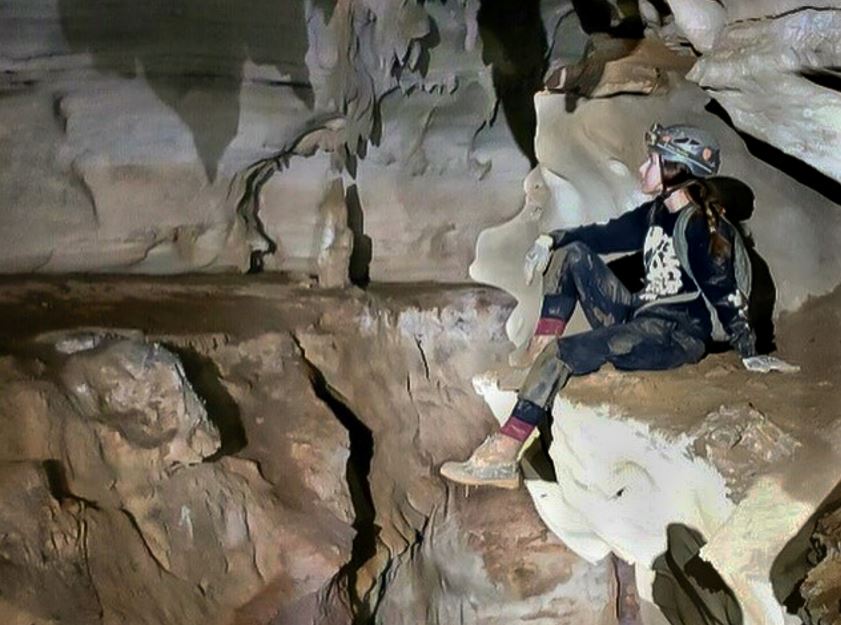 Jasmin Barton-Holt first moved to Chattanooga to work in Raccoon Mountain Caverns before enrolling at UTC (photo courtesy of Jasmin Barton-Holt).