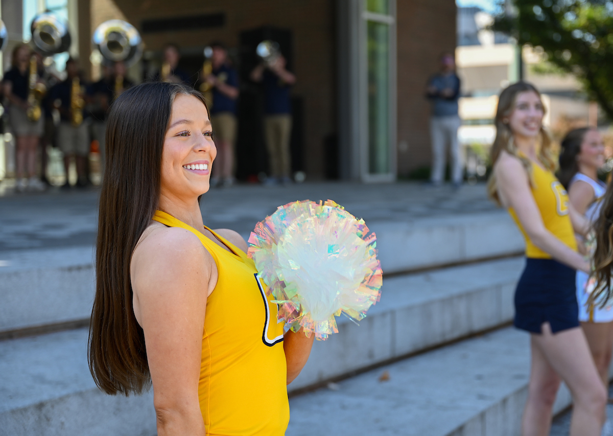Homecoming pep rally, Friday, Oct. 25, 2024 at Miller Plaza.