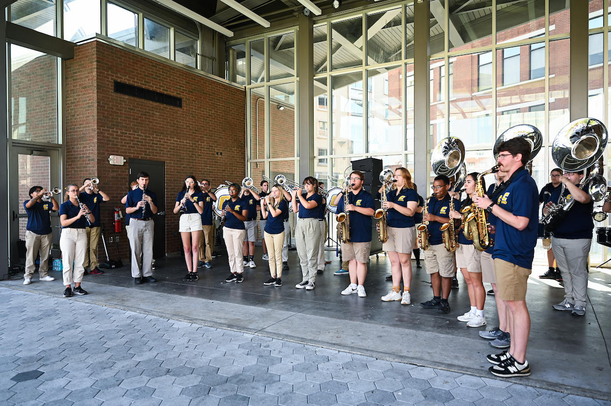 Homecoming pep rally, Friday, Oct. 25, 2024 at Miller Plaza.
