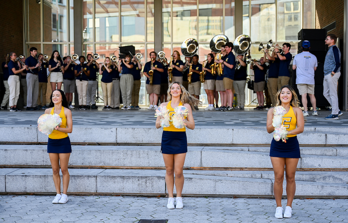 Homecoming pep rally, Friday, Oct. 25, 2024 at Miller Plaza.