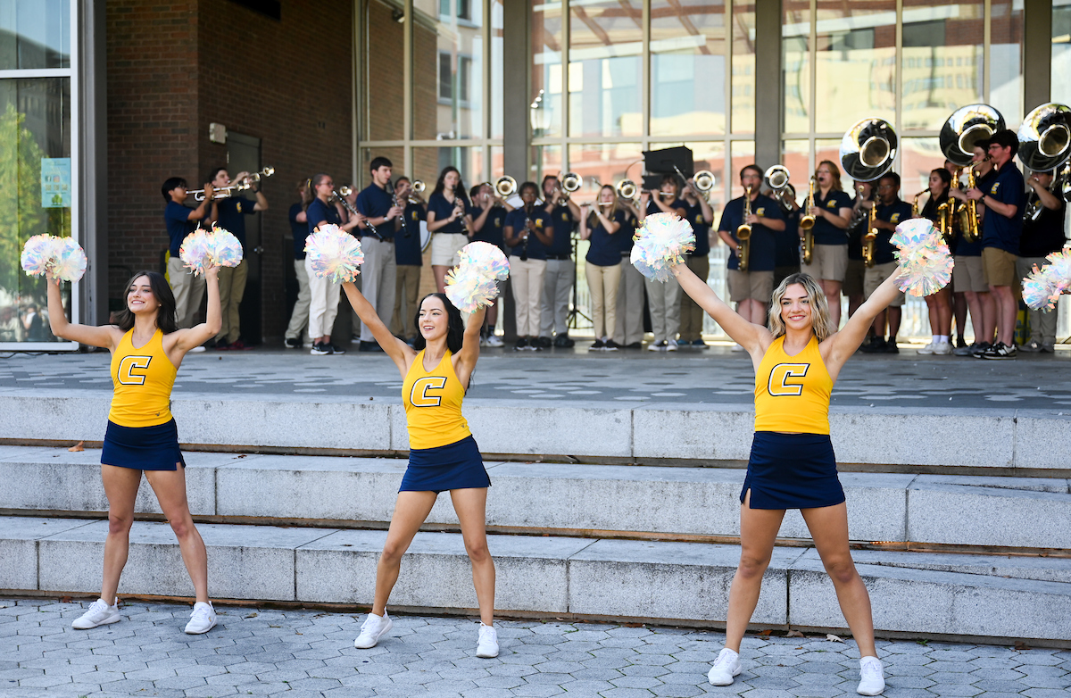 Homecoming pep rally, Friday, Oct. 25, 2024 at Miller Plaza.