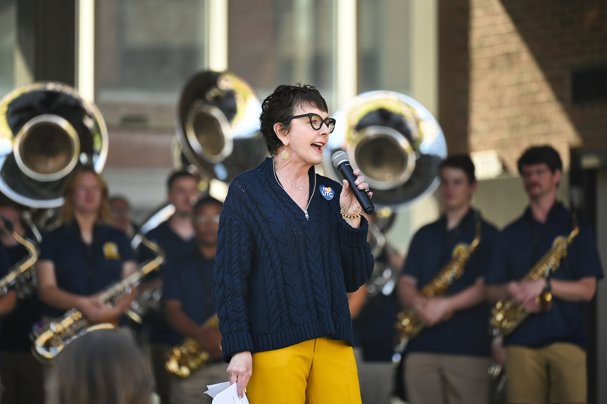 Homecoming pep rally, Friday, Oct. 25, 2024 at Miller Plaza.