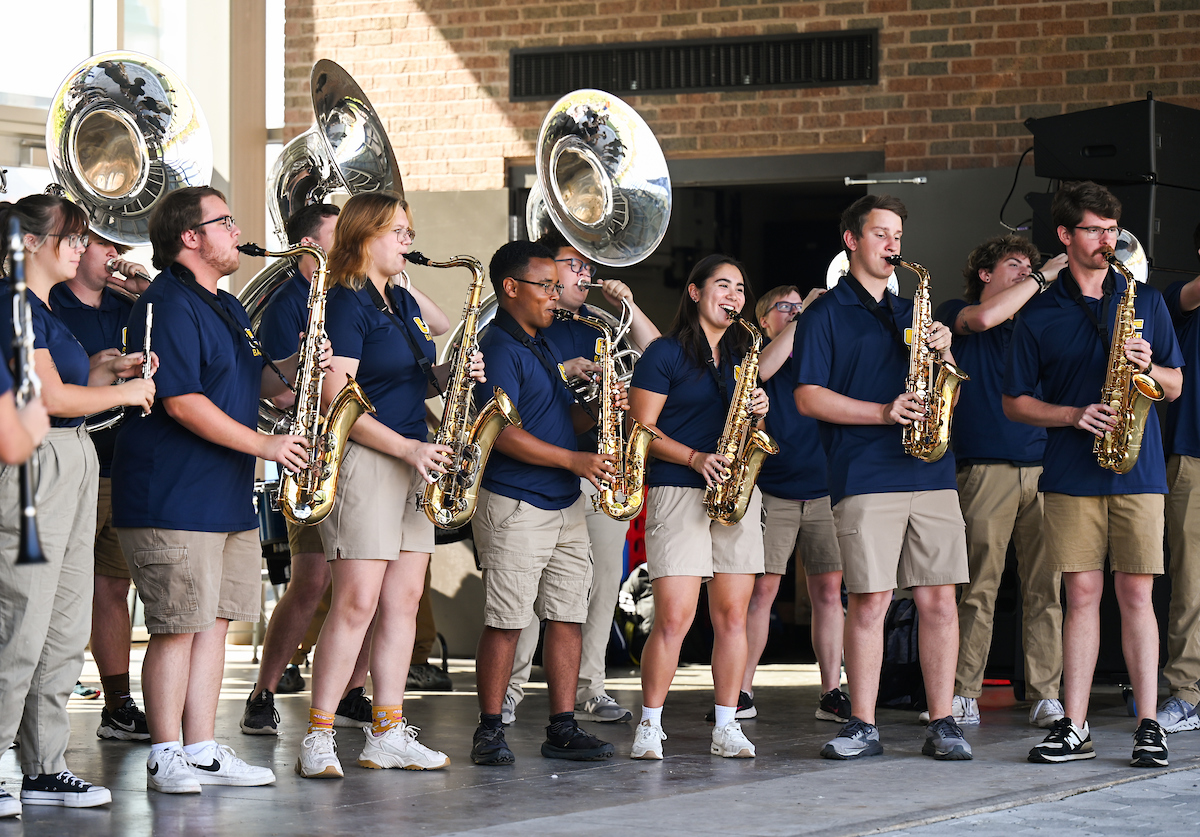 Homecoming pep rally, Friday, Oct. 25, 2024 at Miller Plaza.