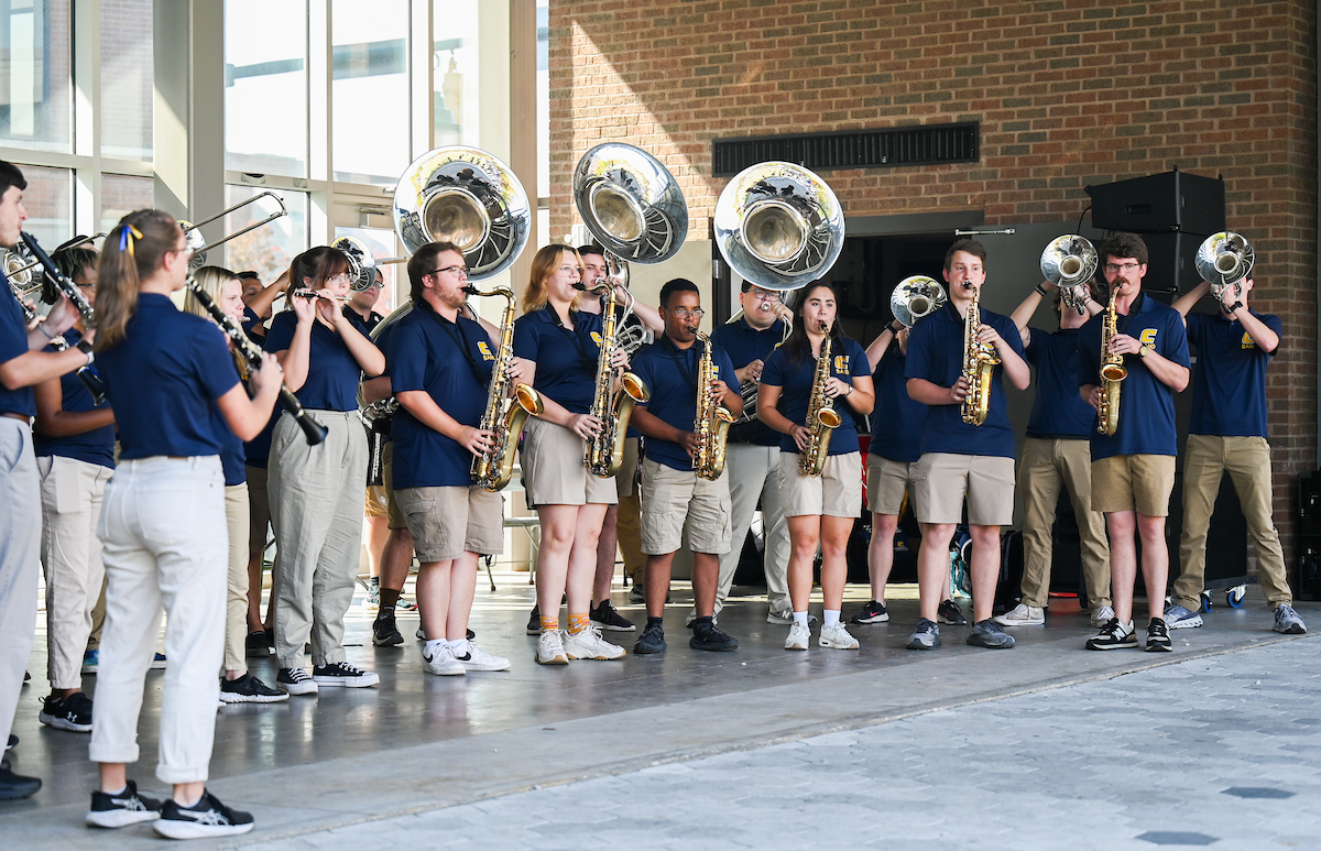 Homecoming pep rally, Friday, Oct. 25, 2024 at Miller Plaza.
