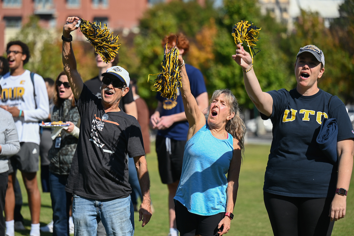 Homecoming pep rally, Friday, Oct. 25, 2024 at Miller Plaza.