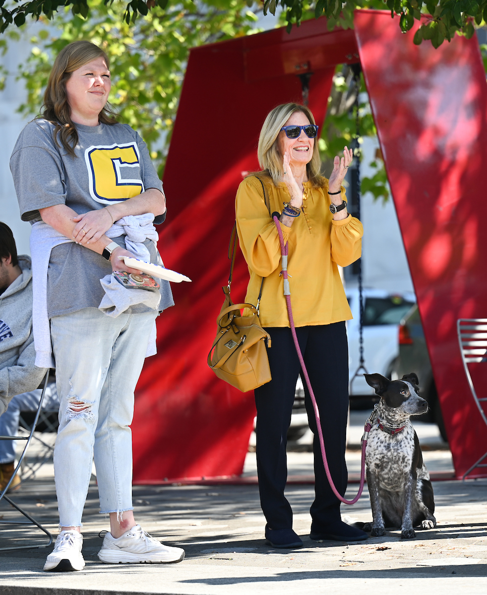 Homecoming pep rally, Friday, Oct. 25, 2024 at Miller Plaza.