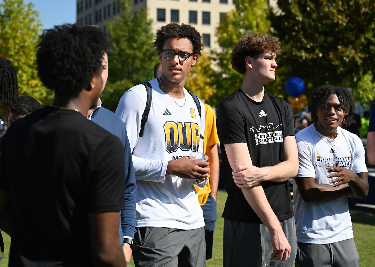 Homecoming pep rally, Friday, Oct. 25, 2024 at Miller Plaza.