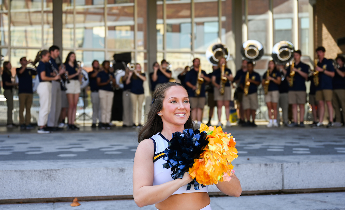 Homecoming pep rally, Friday, Oct. 25, 2024 at Miller Plaza.