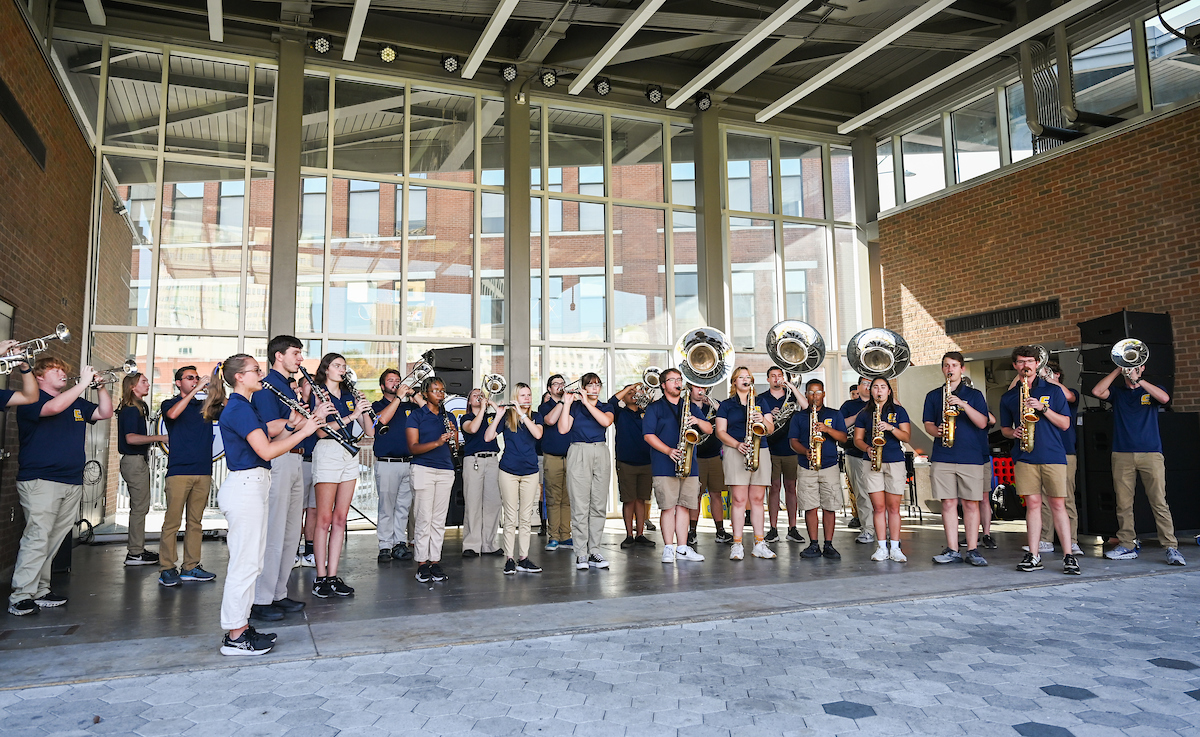 Homecoming pep rally, Friday, Oct. 25, 2024 at Miller Plaza.