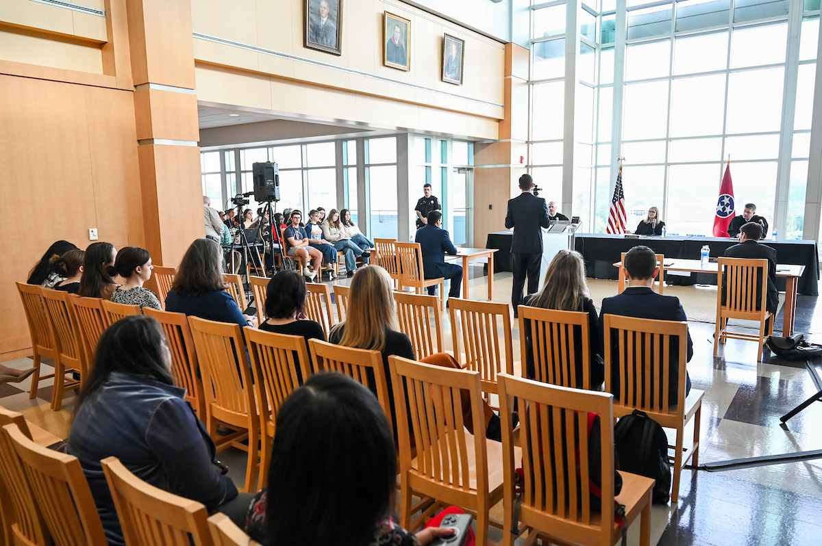 Tennessee Court of Criminal Appeals hears cases Wednesday, Oct. 23, 2024 in the Roth Reading Room.