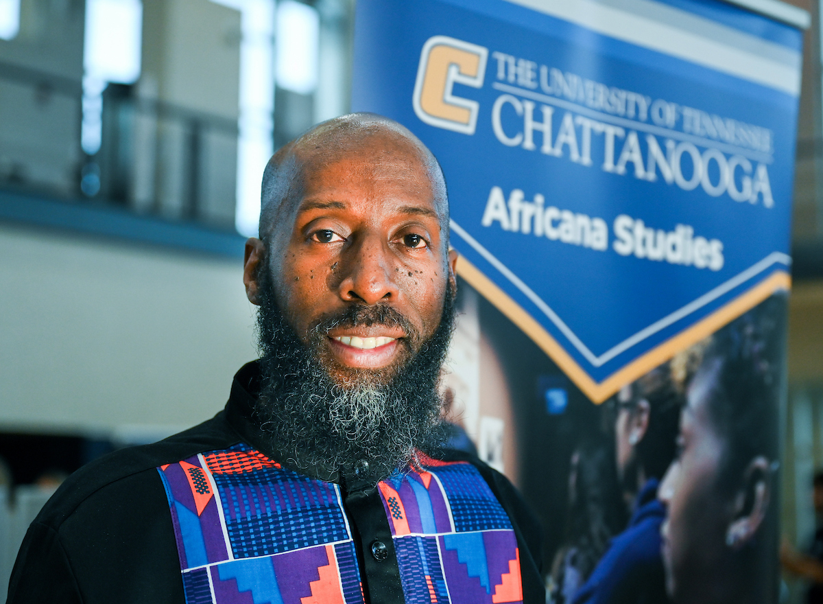 Dr. Michael Williams at the 2024 Blue and Gold Preview Day. Photo by Angela Foster.