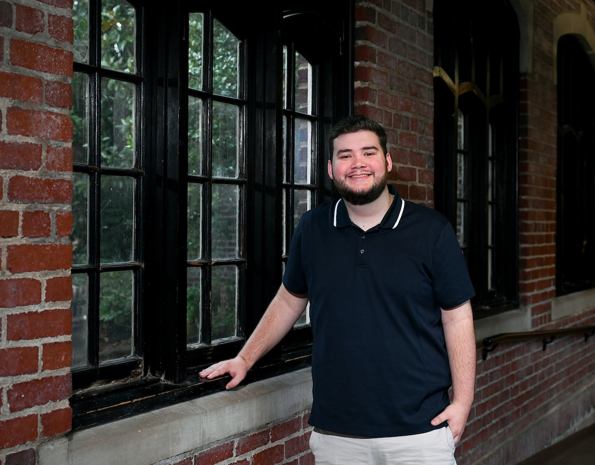 Carter Graham will be walking across the McKenzie Arena stage on Saturday, Dec. 14, during UTC undergraduate commencement ceremonies. Photo by Angela Foster.