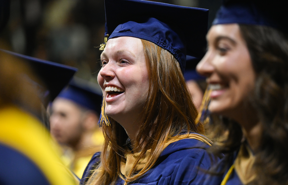 Graduate school graduation, Friday, Dec. 13, 2024 in McKenzie Arena