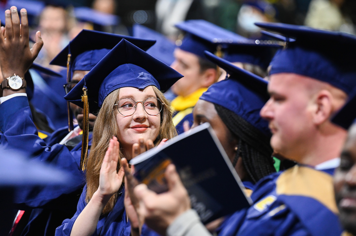 Graduate school graduation, Friday, Dec. 13, 2024 in McKenzie Arena