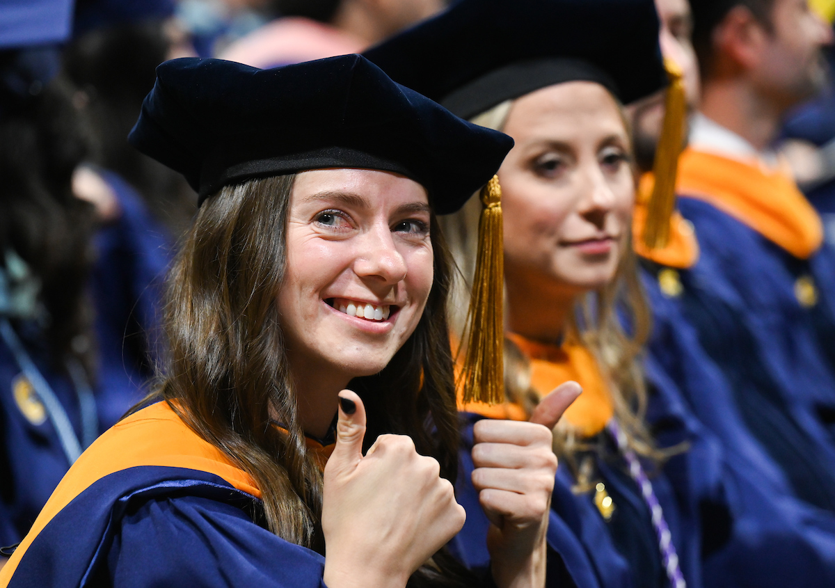 Graduate school graduation, Friday, Dec. 13, 2024 in McKenzie Arena