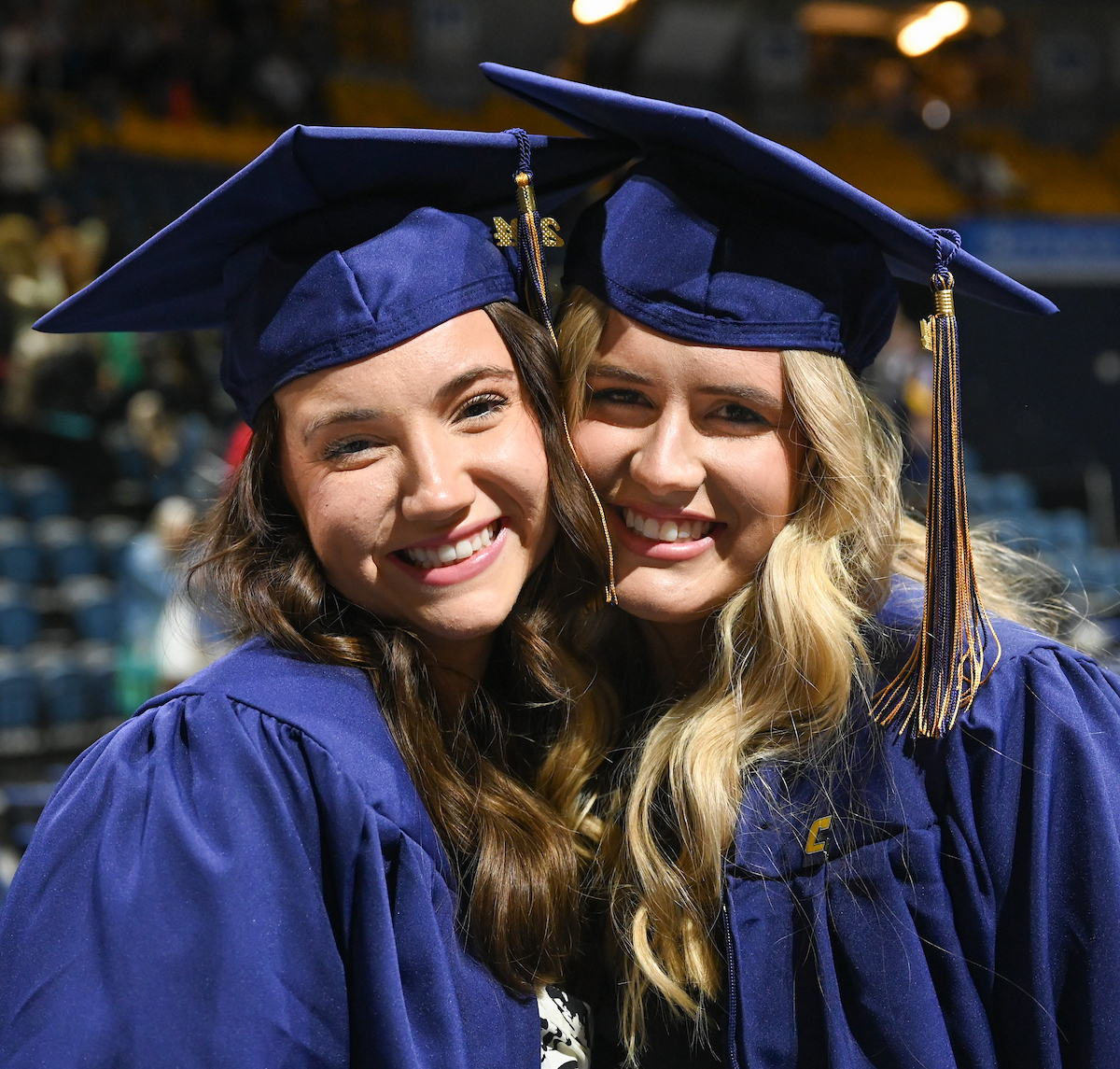 University of Tennessee at Chattanooga students participate in the undergraduate school graduation, Saturday, Dec. 14, 2024 in McKenzie Arena