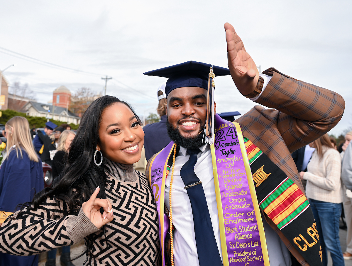 University of Tennessee at Chattanooga students participate in the undergraduate school graduation, Saturday, Dec. 14, 2024 in McKenzie Arena