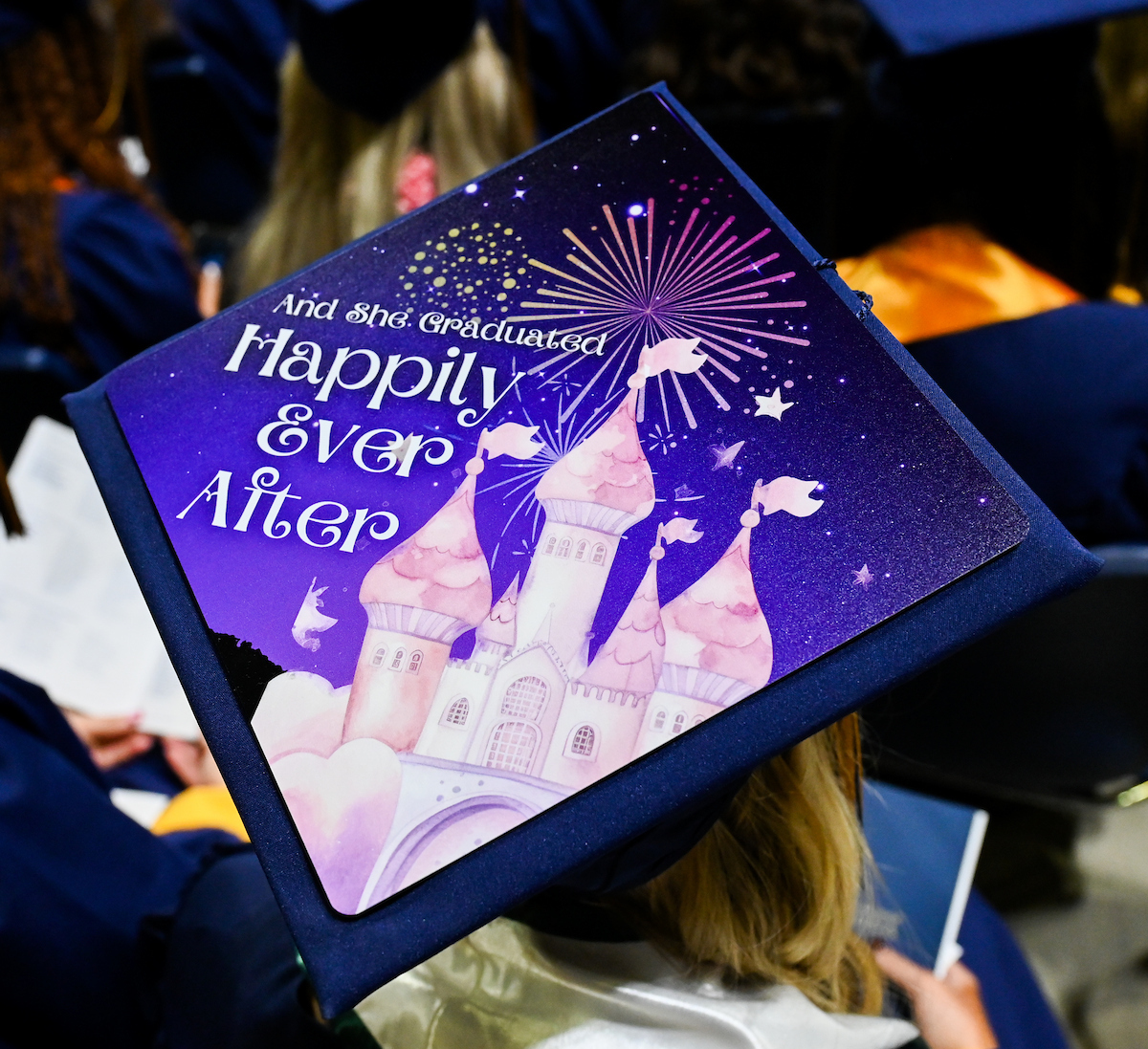 University of Tennessee at Chattanooga students participate in the undergraduate school graduation, Saturday, Dec. 14, 2024 in McKenzie Arena