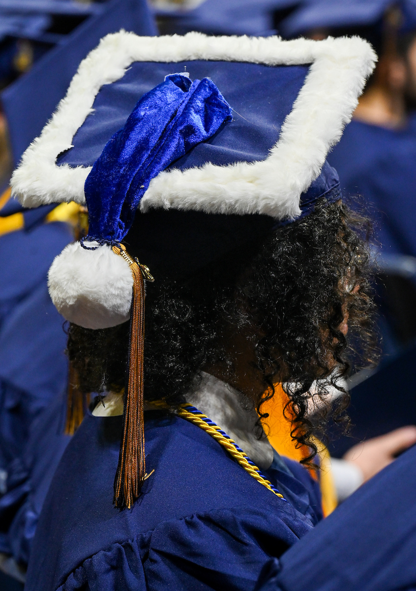 University of Tennessee at Chattanooga students participate in the undergraduate school graduation, Saturday, Dec. 14, 2024 in McKenzie Arena