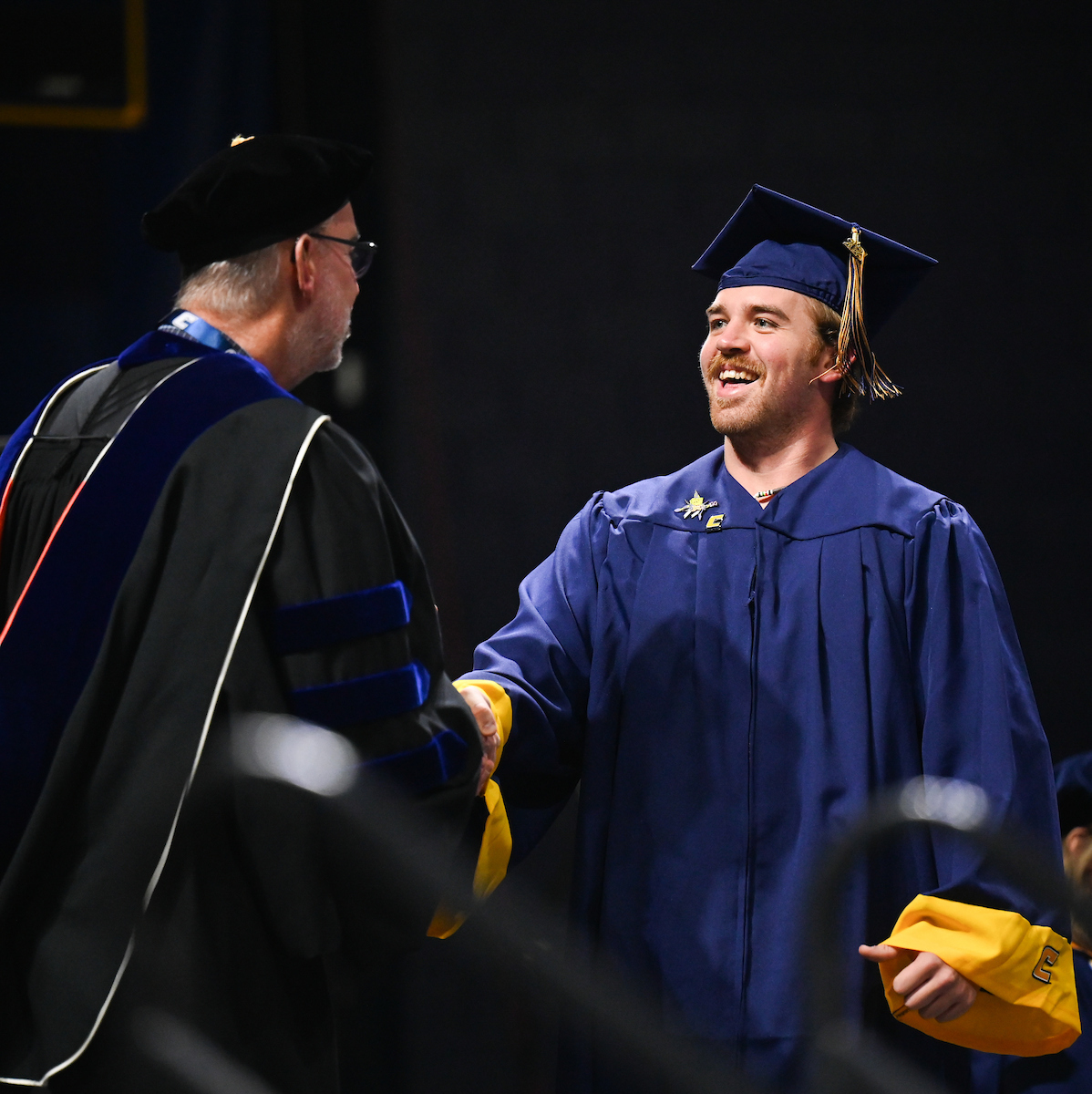 University of Tennessee at Chattanooga students participate in the undergraduate school graduation, Saturday, Dec. 14, 2024 in McKenzie Arena