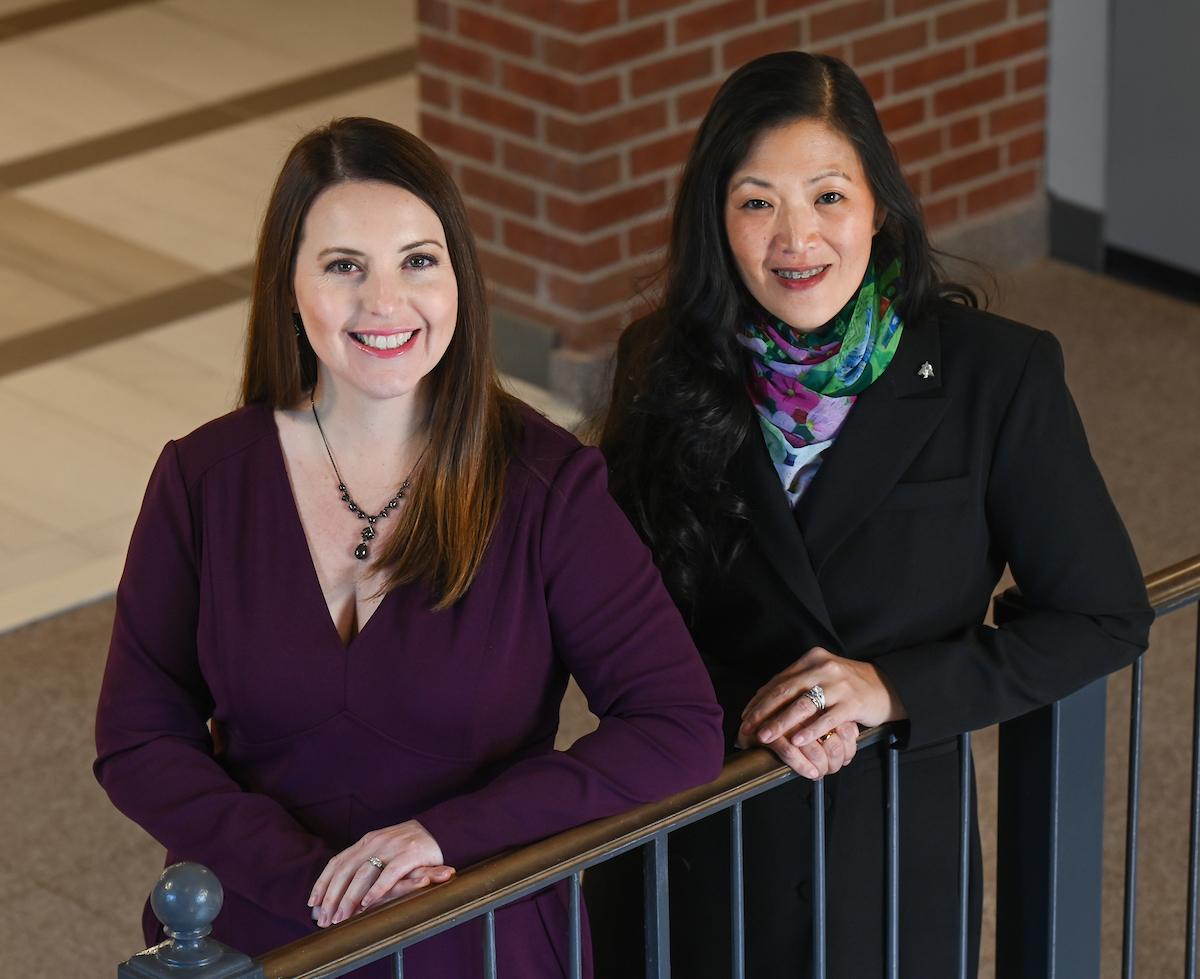 Dr. Claudia Kramer (left) and Kim Holder