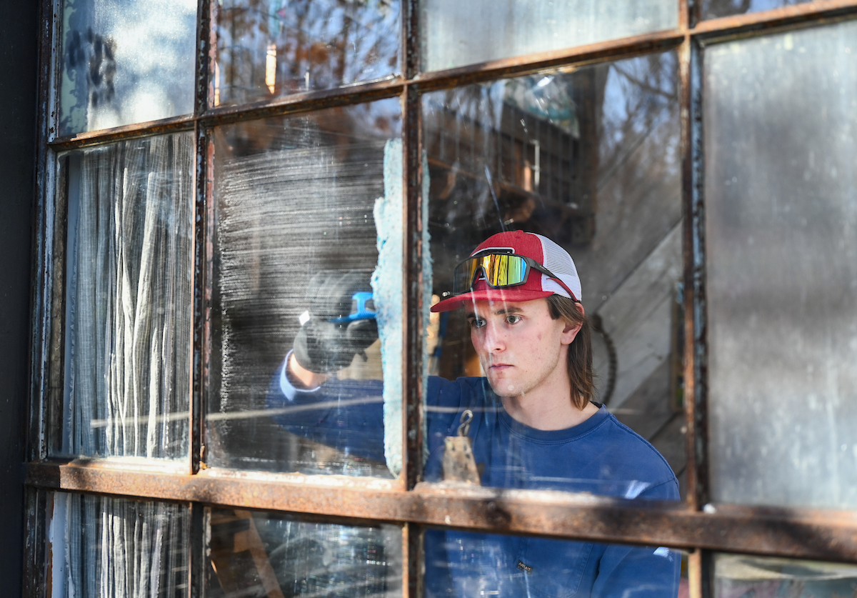 “There’s no substitute for hard work,” Gage Keeble said. “When you’re cleaning windows for eight or 10 hours straight, you learn what you’re made of.”