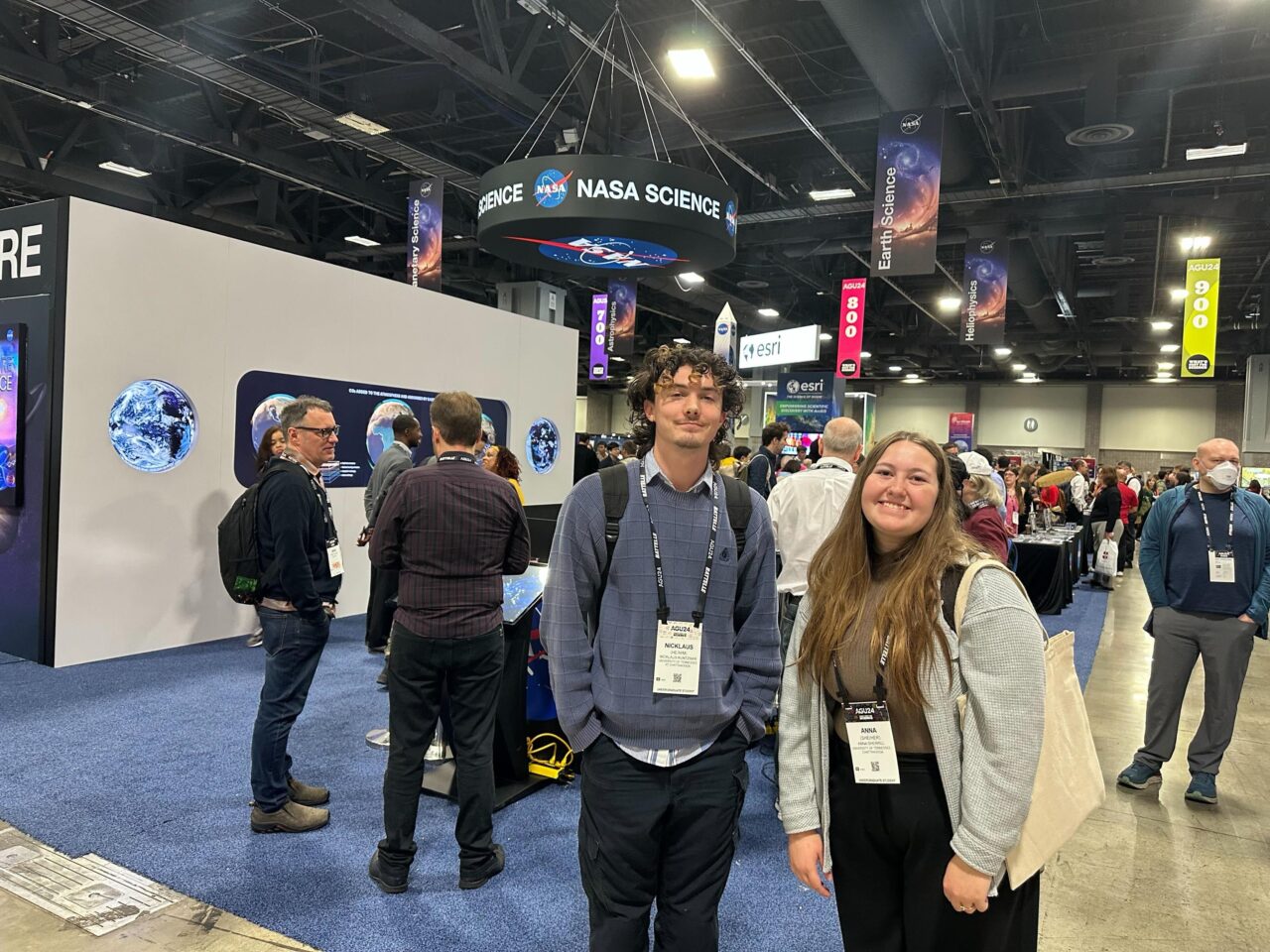 Nicklaus Kuntzman (left) and Anna Sherrill are senior environmental science majors. Photo courtesy of Anna Sherrill.
