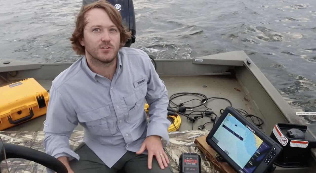 Dr. Morgan Smith is the UC Foundation associate professor of anthropology. Photo courtesy of WFSU-TV.