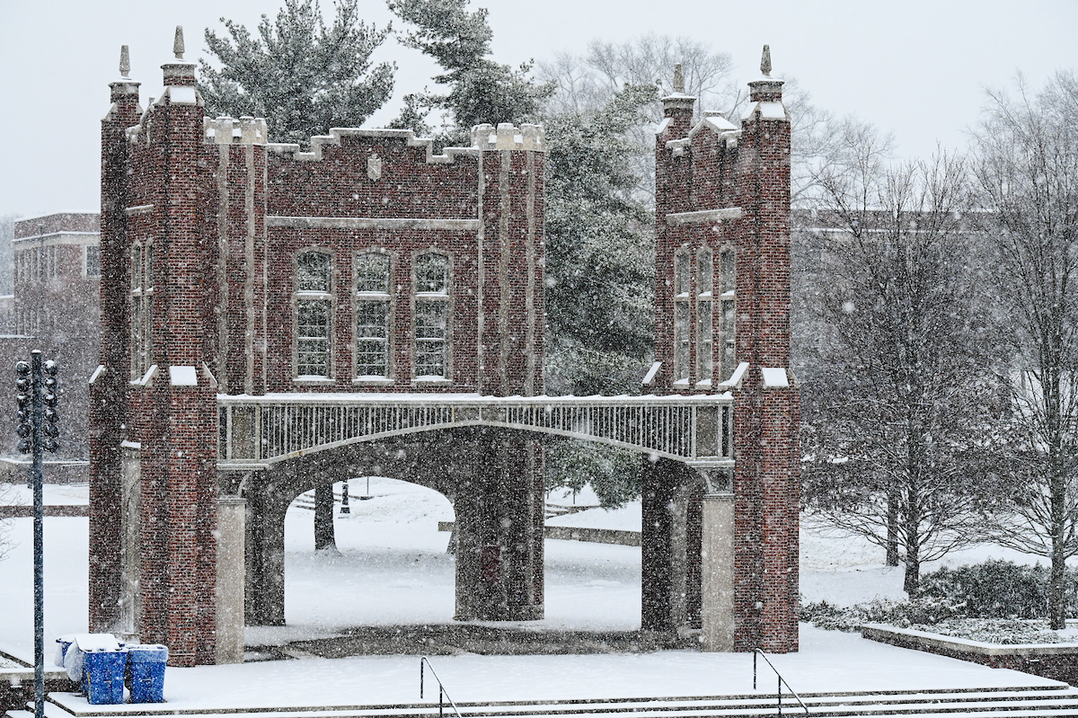 Students play in the snow Friday, Jan. 10, 2025.