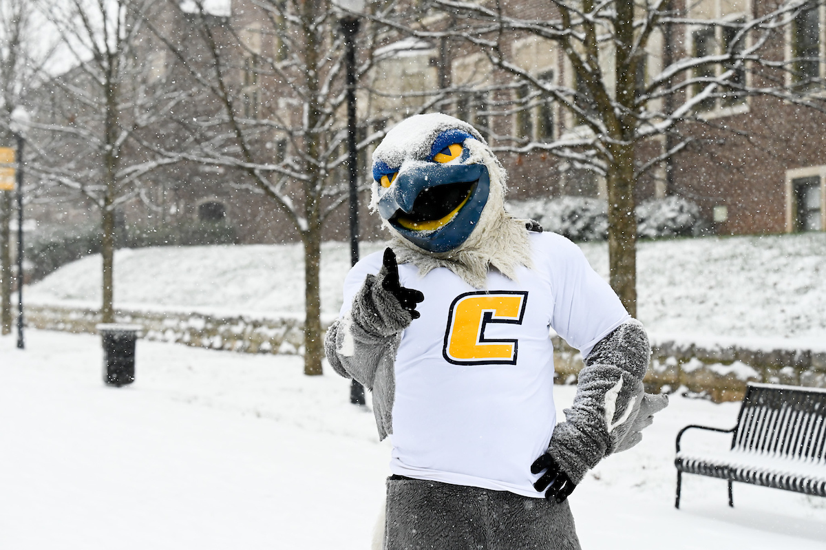 Students play in the snow Friday, Jan. 10, 2025.