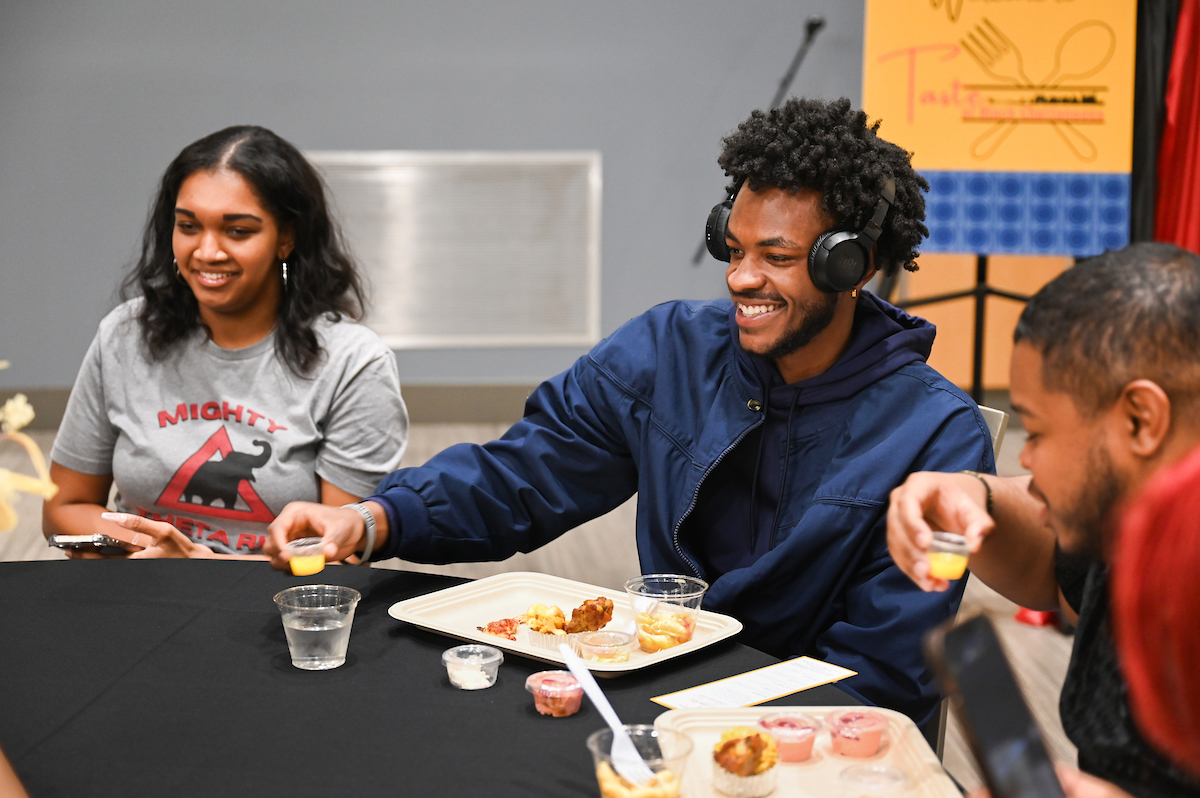 Students enjoyed local cuisine at Taste of Black Chattanooga during Black History Month 2024. Photo by Angela Foster.