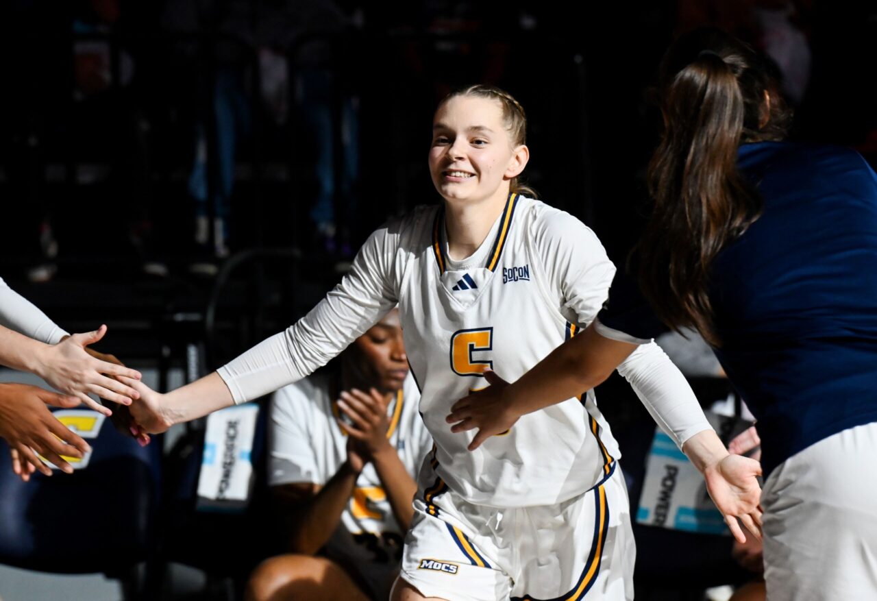 UTC graduate student Sigrún Ólafsdóttir was selected to the 2024-25 preseason all-Southern Conference team. Photo by Angela Foster.