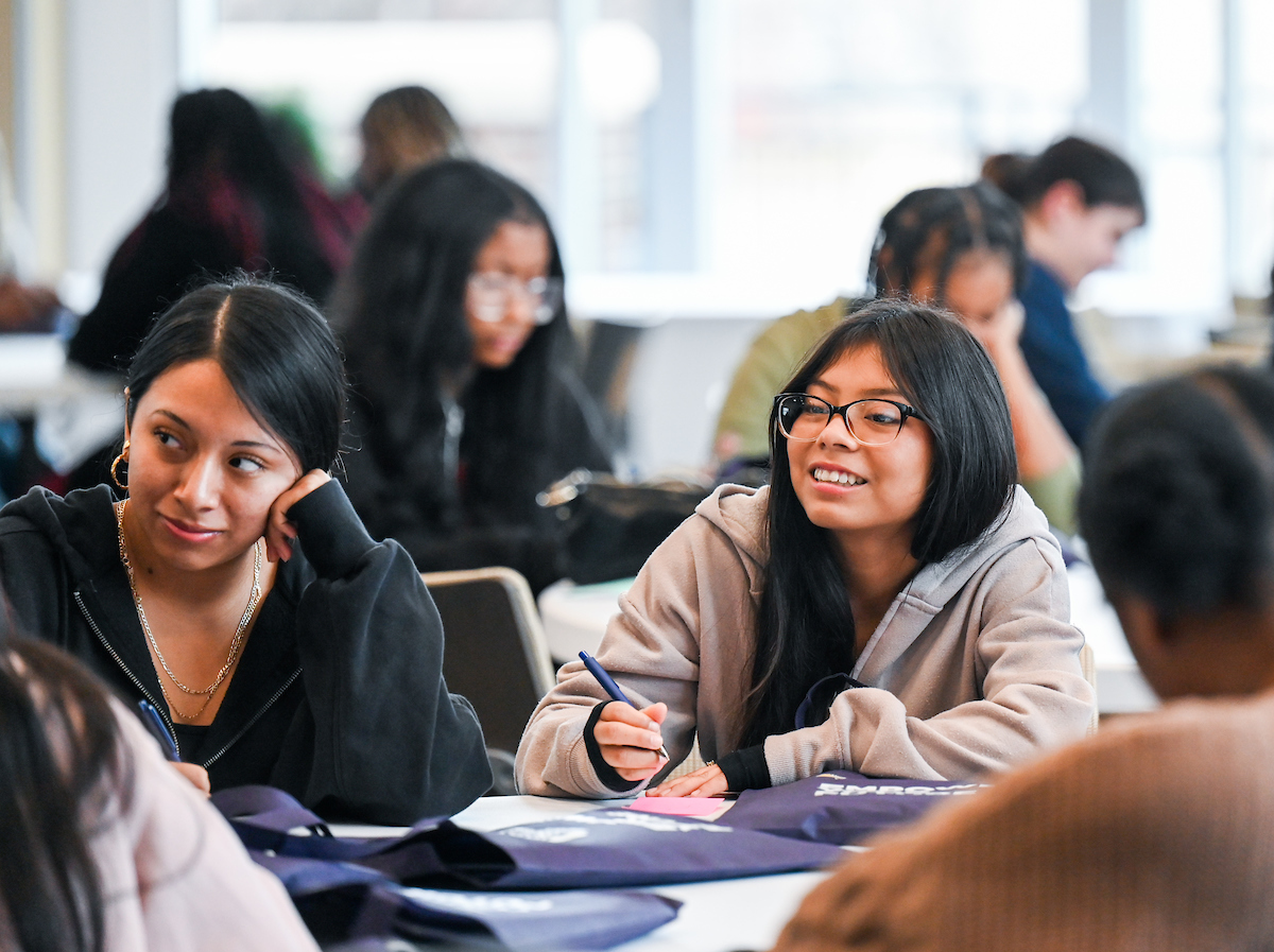 Students participate Wednesday, Feb. 5, 2025 during Empower Your Future in the Wolford Athletic Center.